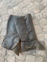 alte Leder Gamasche Armee WK Kavallerie Train Weltkrieg WK