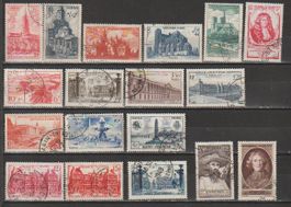 France diverses villes et thèmes 1947-1951