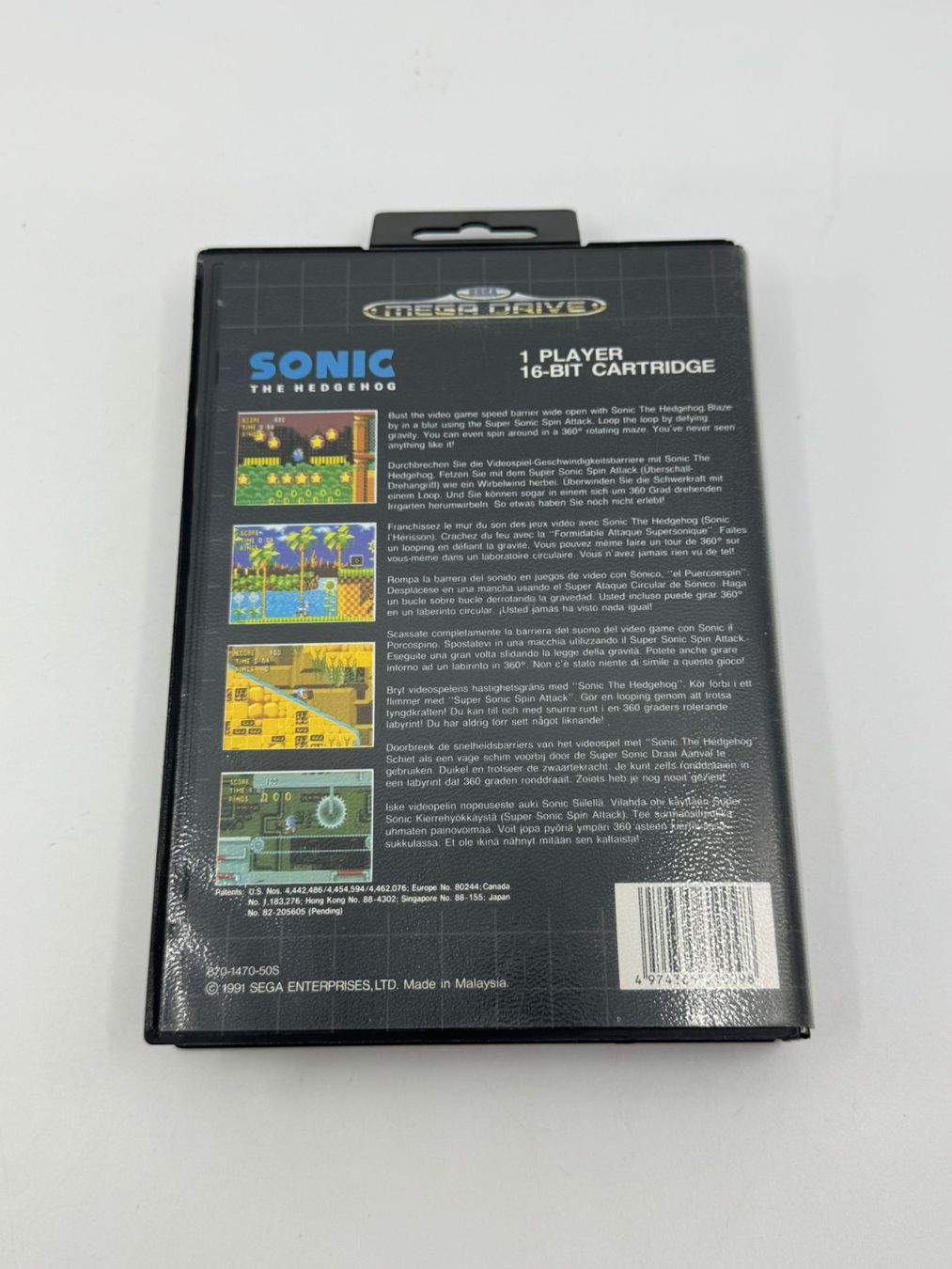 Giochi: Sonic The Hedgehog (Sega Mega Drive) – Usato da Herisau venduto da Seyashop1 2
