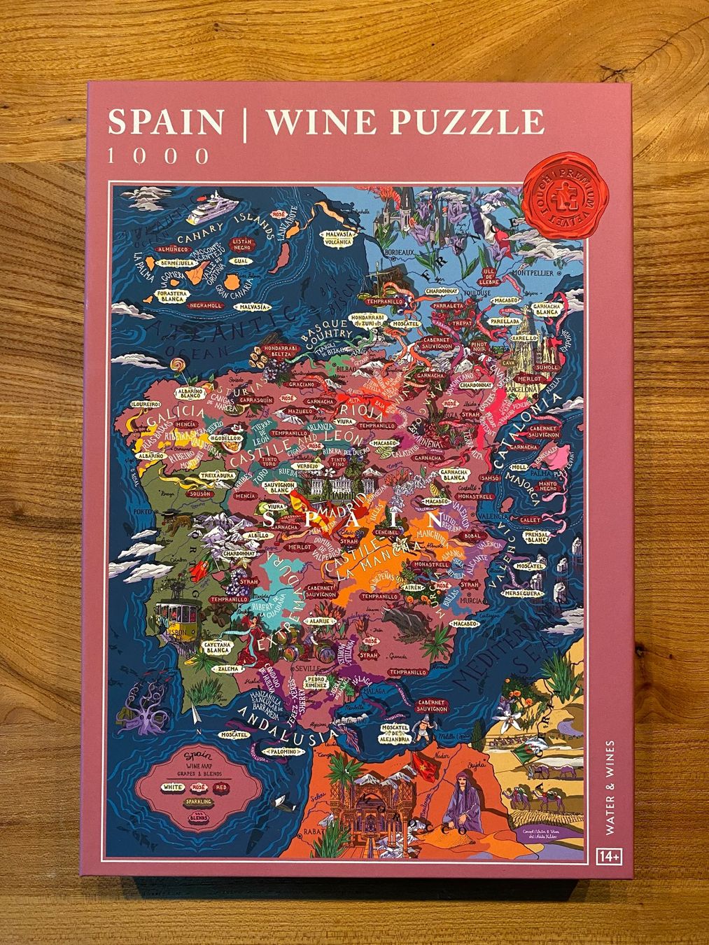 Puzzle: Wine Puzzle Spain – Nuovo (secondo la descrizione) da Kastanienbaum venduto da Niara2