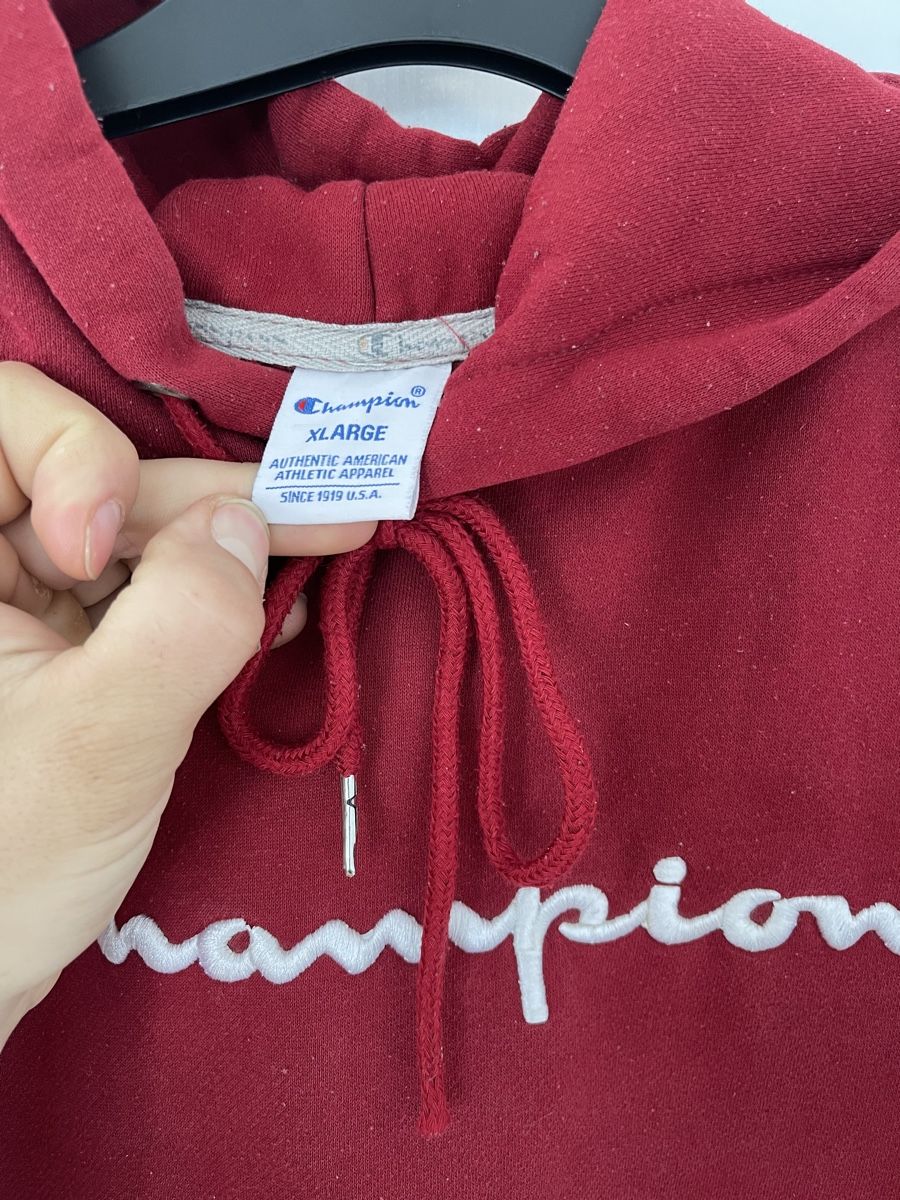 Champion Pullover & Sweatshirts: Champion Hoodie, rot, oryginal, warm pullover – Gebraucht aus Wetzikon ZH von Jan_wojt 3
