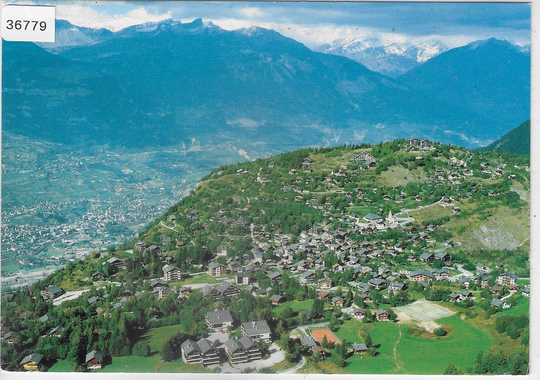 Cartoline postali: Flugaufnahme Vercorin et Sierre – Usato da Ettingen venduto da Kartenplanet