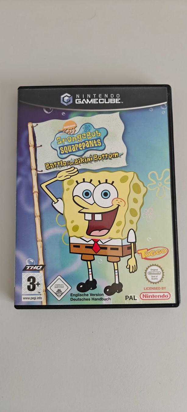 Nintendo Giochi: SpongeBob Battle for Bikini Bottom GameCube komplett – Usato da Kleinandelfingen venduto da RetroDomi