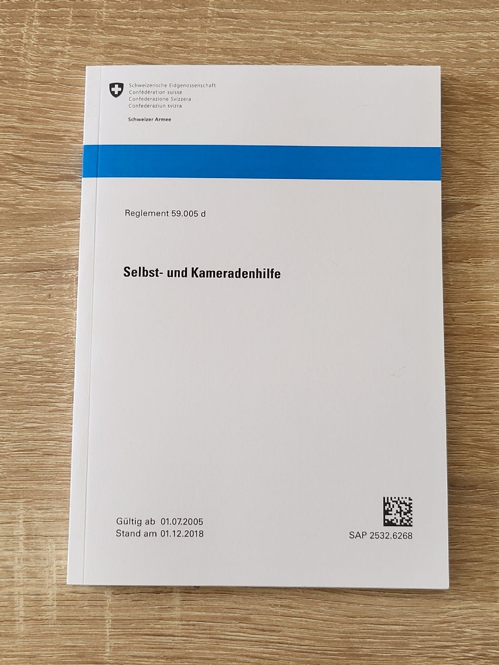 Bücher: Reglement "Selbst- und Kameradenhilfe" – Neu (gemäss Beschreibung) aus Massongex von Jalon71