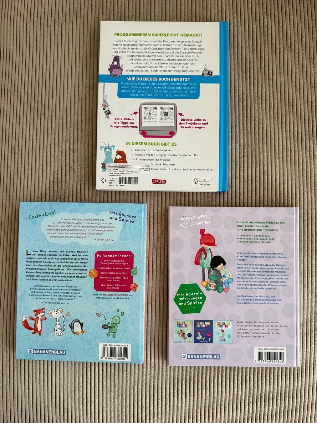 Libri: Bücherpaket Programmieren für Kinder – Nuovo (secondo la descrizione) da Niederrohrdorf venduto da bie_dzz9 1