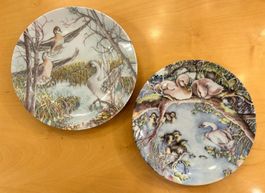 2 x GRAND COPENHAGEN Sammel-Wandteller «UGLY DUCKLING» DK