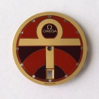 Vintage Omega Zifferblatt Swiss Made Datum bei 6 Uhr 27mm