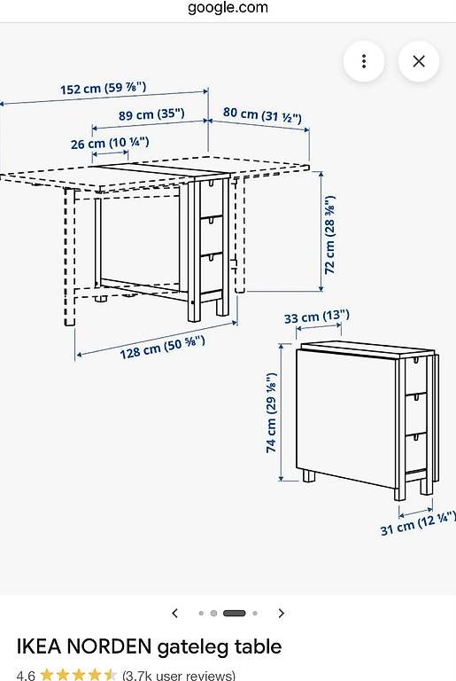 Tavoli: IKEA Klapptisch (ohne Schubladen) – Usato da Zollikerberg venduto da kajschi 3