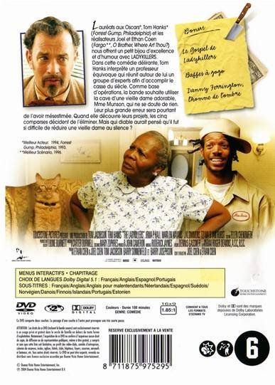 Tutti i DVDs: LADYKILLERS (THE LADYKILLERS) – Nuovo (secondo la descrizione) da Bursins venduto da Adabel 1