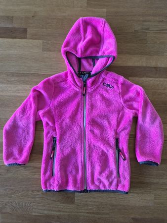 CMP Fleecejacke mit Kapuze pink Gr. 104