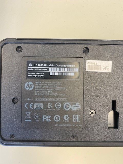 Docking station: HP 2013 Ultraslim Docking Station – Usato da Wängi venduto da Bmo 2