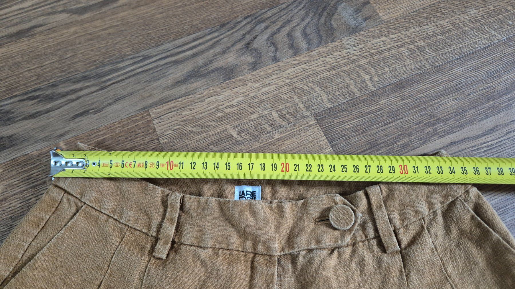 La Redoute Pantaloni: La Redoute mustard linen pants – Usato da Zürich venduto da monadiederich 2