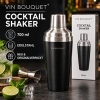 Vin Bouquet Cocktail Shaker Edelstahl 700m neu ab 1.-