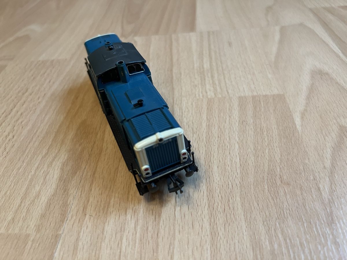 Fleischmann Modellini di ferrovie: Fleischmann Diesellok blau – Usato da Gisikon venduto da ram_78bx