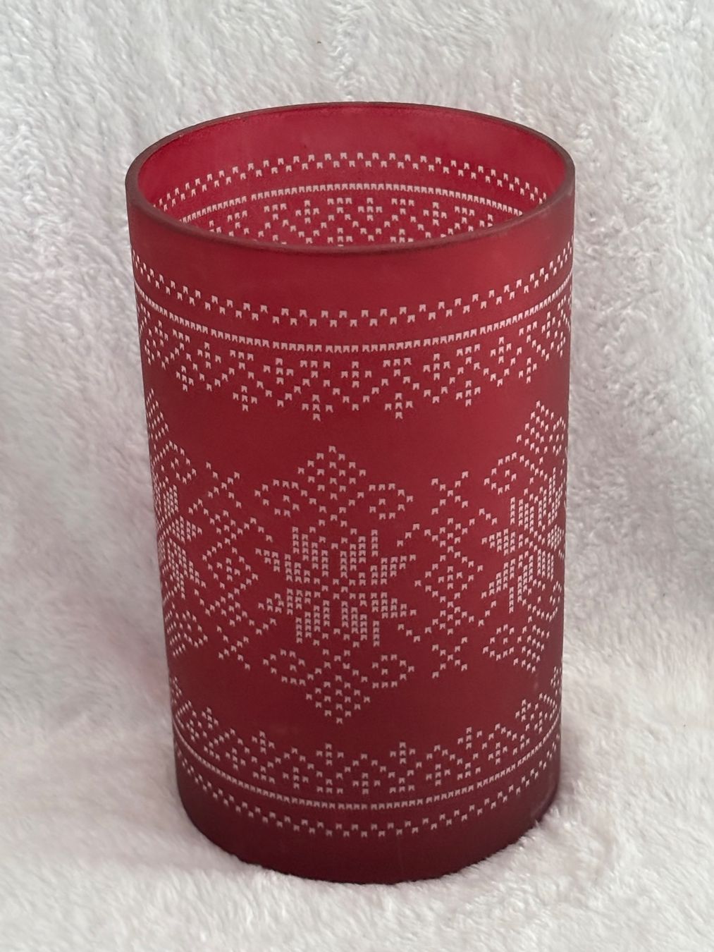 Vasen & Gefässe: Countryfield Kerzenvase Thyra rot – Neu und originalverpackt aus Oberegg von MR-shop 1