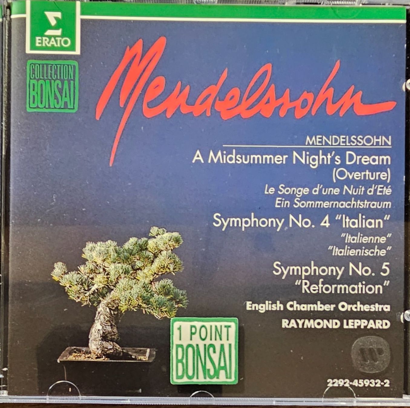 CDs: Mendelssohn - A Midsummer Night's Dream (Overture) – Gebraucht aus Wahlen b. Laufen von Cg10