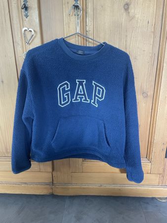 Pull polaire GAP bleu avec poche kangourou taille S