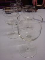 4 Trinkgläser, Vintage