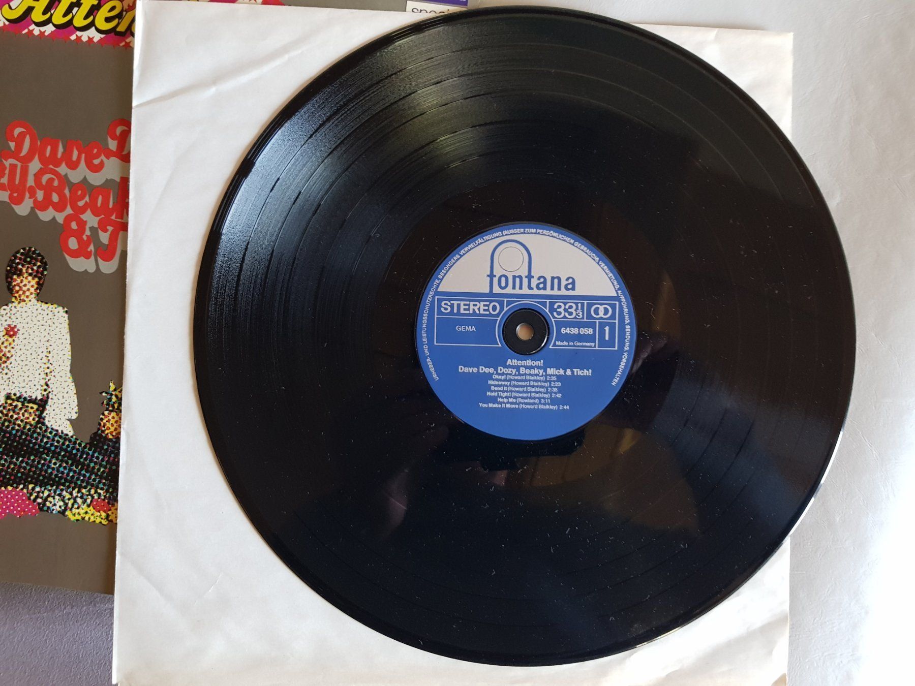 Dischi in vinile: LP - Attention! Dave Dee, Dozy, Beaky, Mick & Tich - 1973 – Usato da Walterswil BE venduto da Lonitti 2