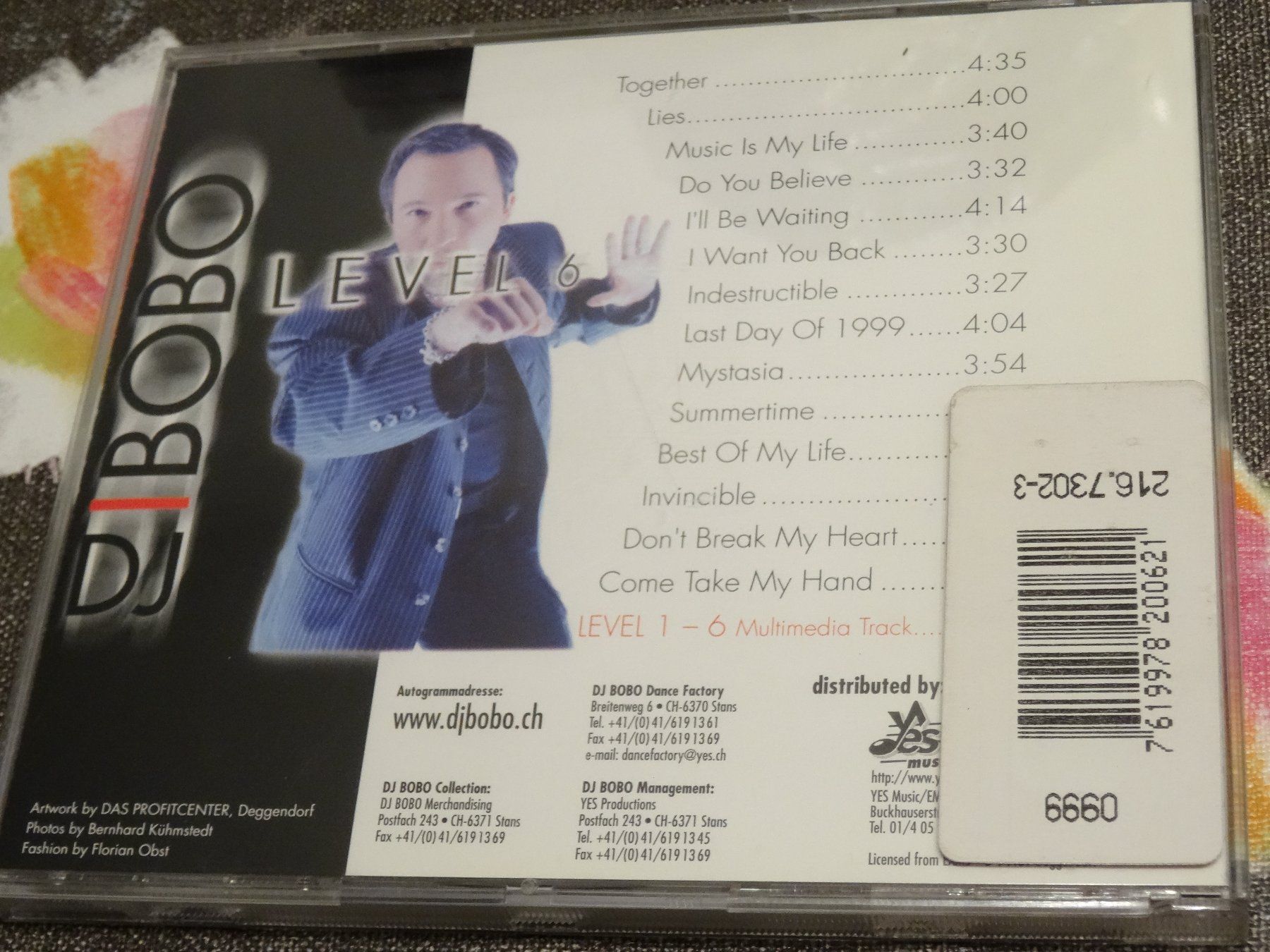 CD: DJ Bobo - Level 6 CD – Usato da Olten venduto da Disc-Ausverkauf 1