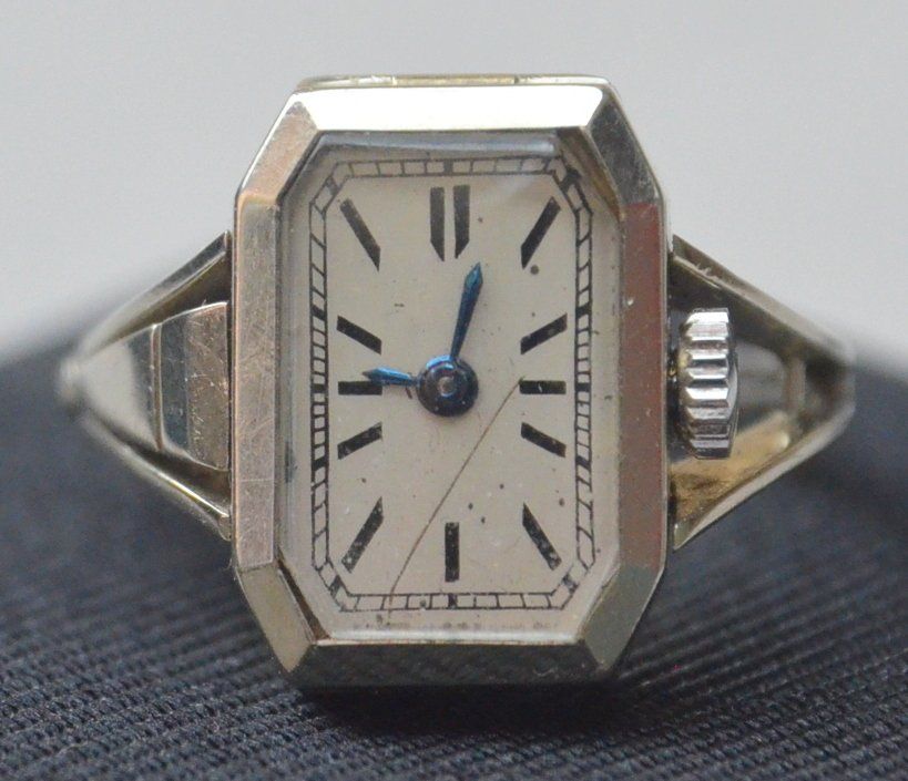 Orologi: Uhrenring / Montre-bague 18K  1930's – Usato da Collonges venduto da Auganien 3