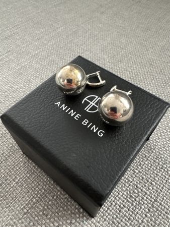 Silber Ohrhänger 925 Kugel Anine Bing