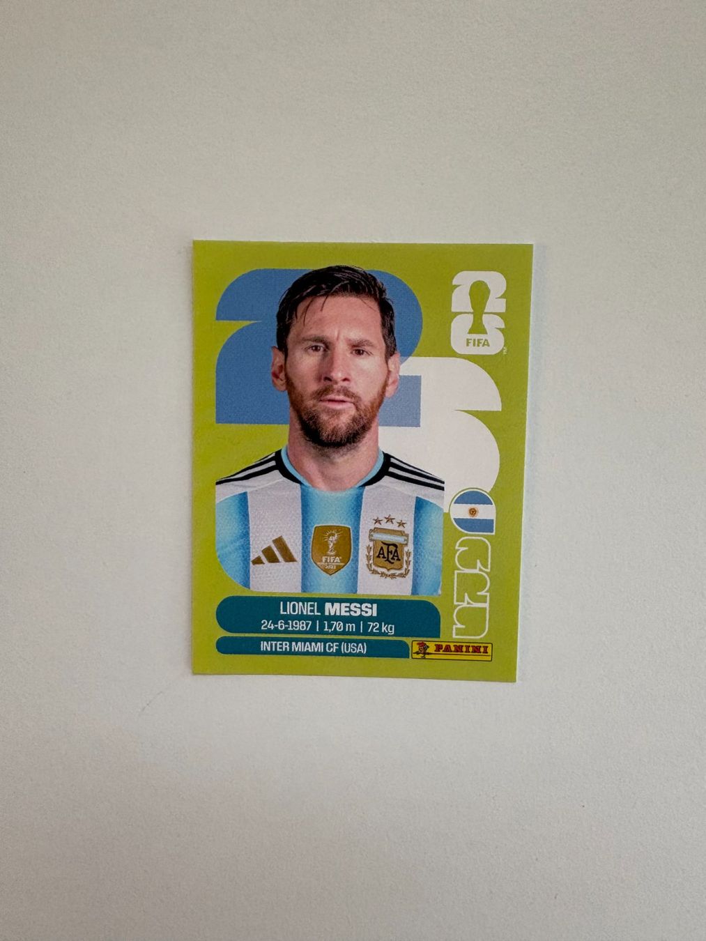 Panini Carte collezionabili: Panini WM 2026 Sticker - Messi – Nuovo (secondo la descrizione) da Zug venduto da eric0445
