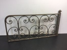 Antikes verziertes Geländer-Element  Vintage Gartendeko