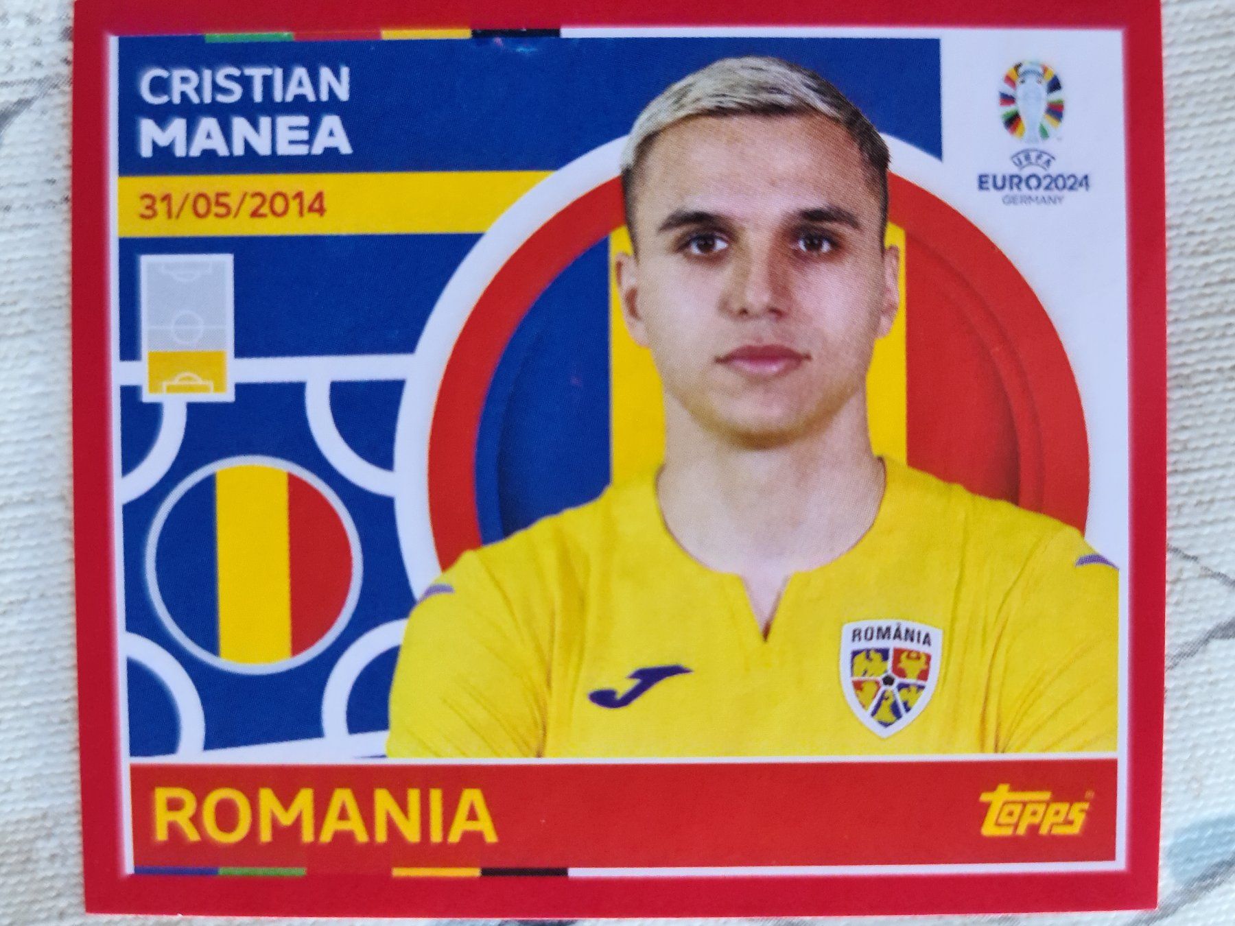 Topps Carte collezionabili: Topps EURO2024 ROM 7 – Nuovo e nell'imballaggio originale da Dintikon venduto da Prime-shop