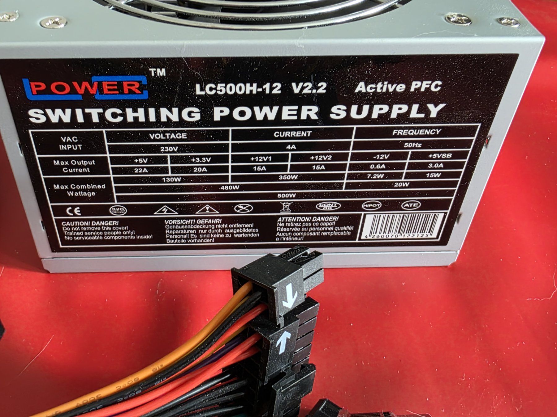 Componenti elettronici: 5x 500W ATX Power Supply - gebraucht, ungetested – Usato da Müllheim Dorf venduto da paped 2