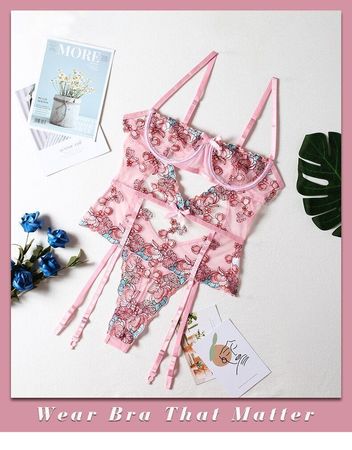 NEUER Erotik Straps Body rosa für Gr. XS & S - 221704