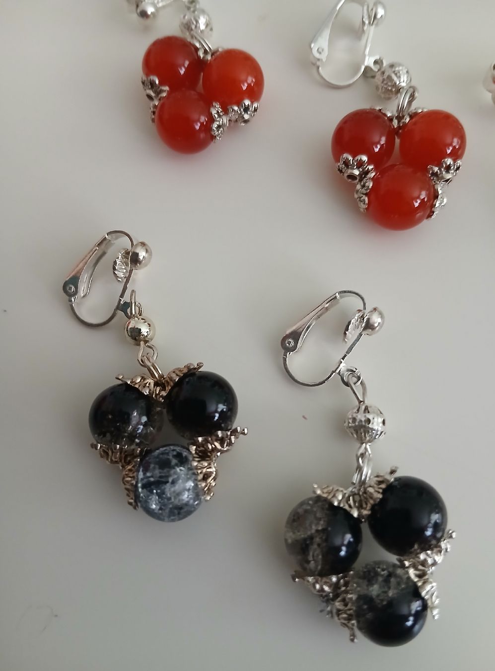 Orecchini pendenti & Orecchini a lobo: 3 Paar Ohrclips Handarbeit – Nuovo e nell'imballaggio originale da Stansstad venduto da mikamo 2