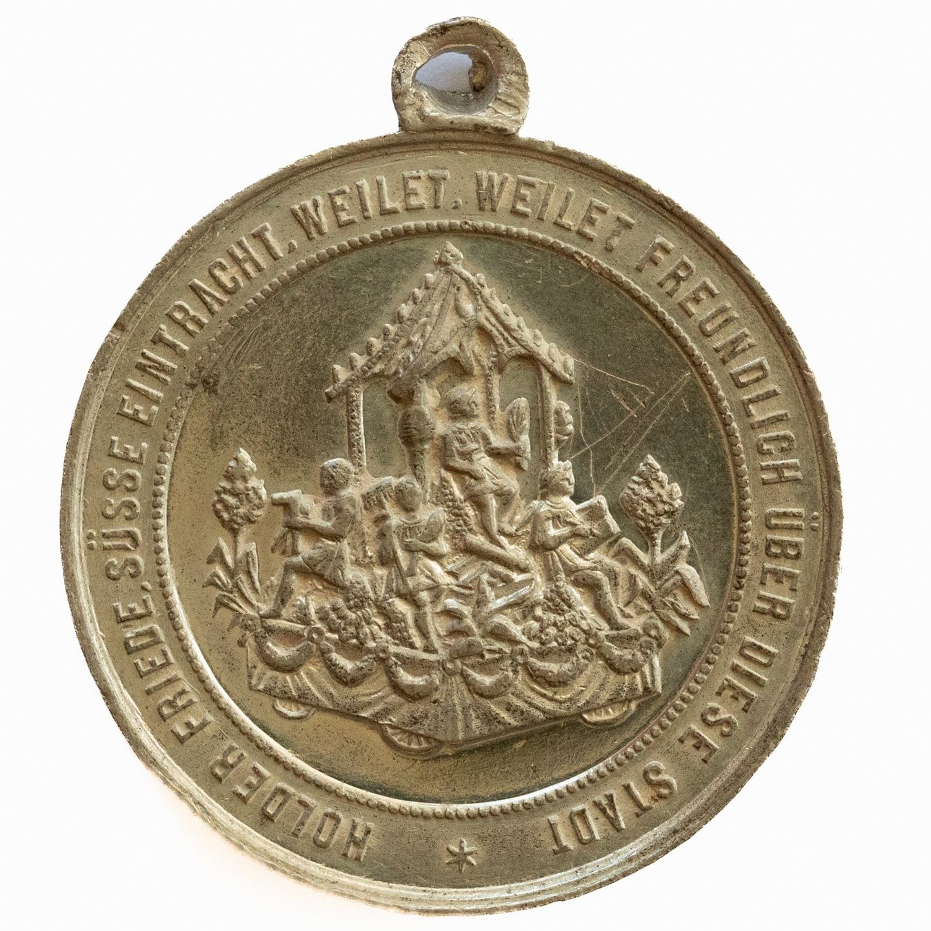 Medaglie: Medaille Allgemeinen Jugendfest in Basel 1875 – Usato da Rotkreuz venduto da Swiss-Coins 1
