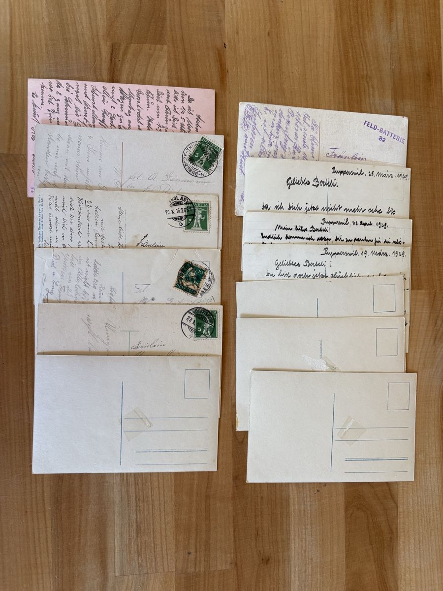 Cartoline postali: AK mit Liebespaar Motiv – Usato da Rümlang venduto da Kartenpost1 1