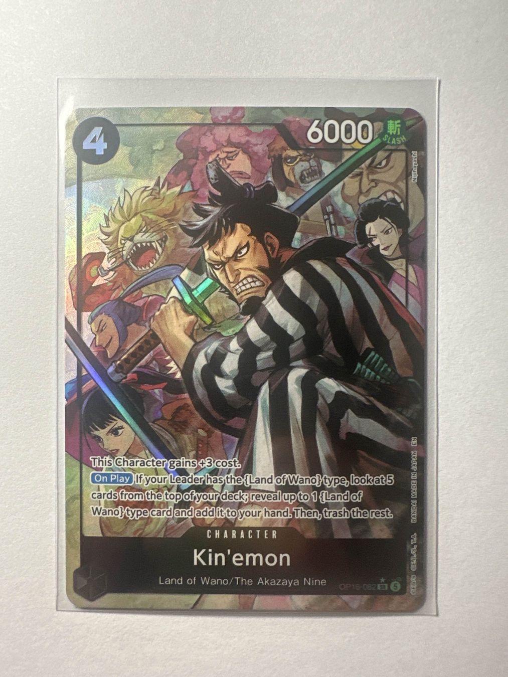 Bandai Sammelbilder & Trading cards: One Piece Kin'emon (OP16-082) – Gebraucht aus Aesch BL von LeekTCG