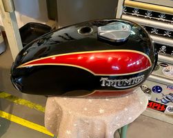 Triumph Oil in Frame Tank