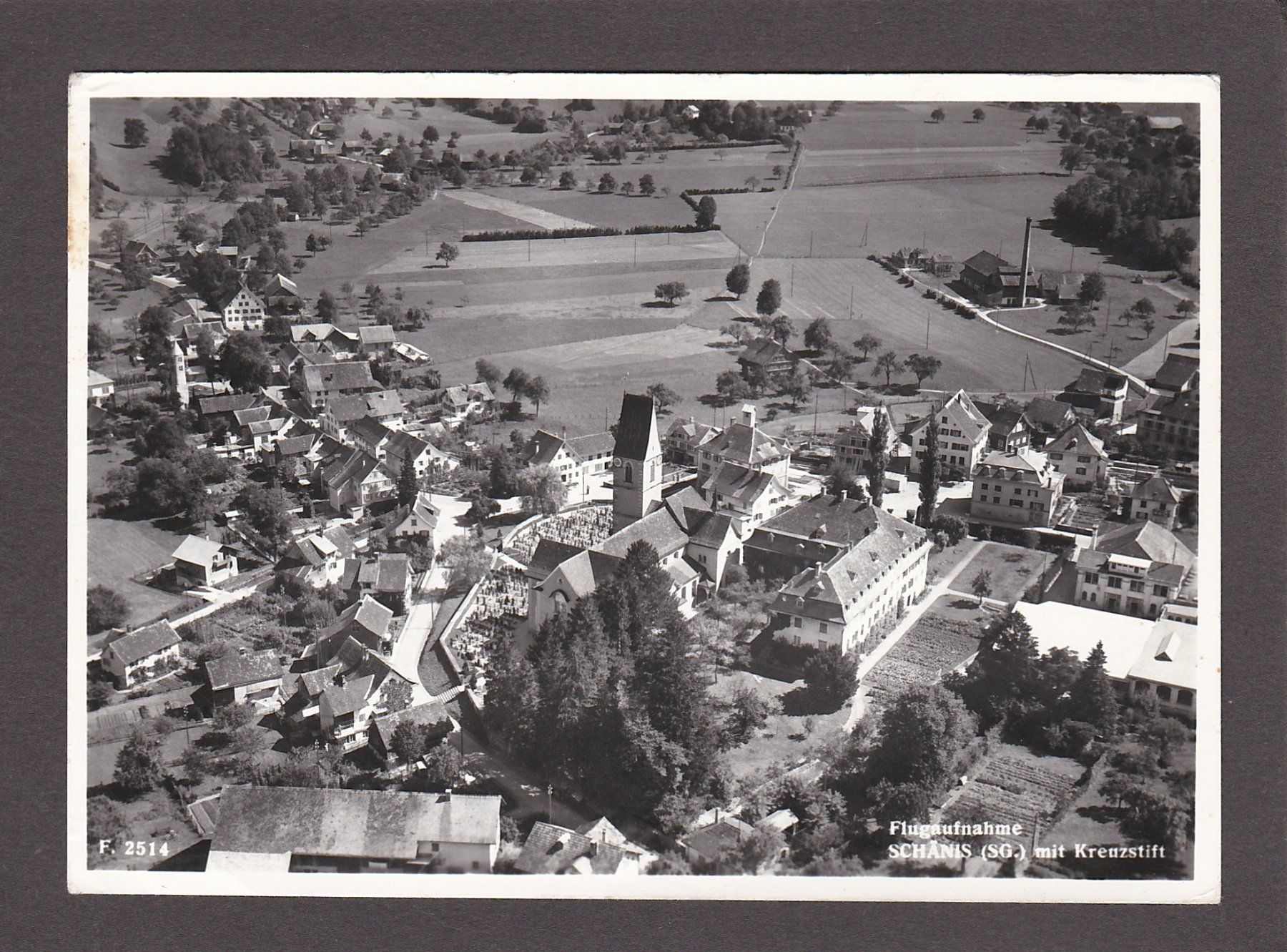 Cartoline postali: SCHÄNIS - Flugaufnahme – Usato da Reiden venduto da cinfis