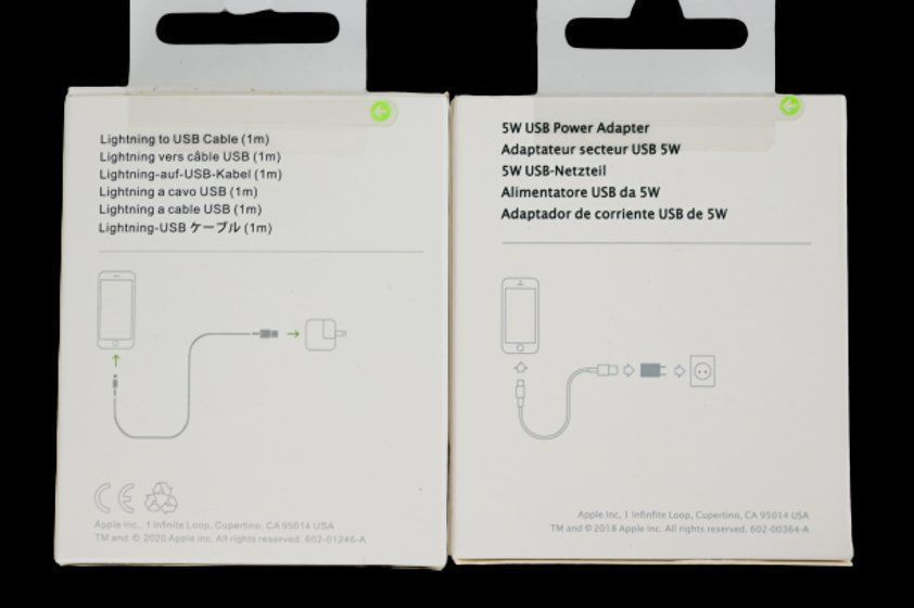 Apple Caricabatterie: USB 2.0-Kabel USB A - Lightning 1 m - USB Power Adapter – Nuovo e nell'imballaggio originale da Wängi venduto da Schnaeppchenkojote 1