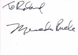 Mercedes Ruehl 1948- Autogramm signiert Karte 10x15cm