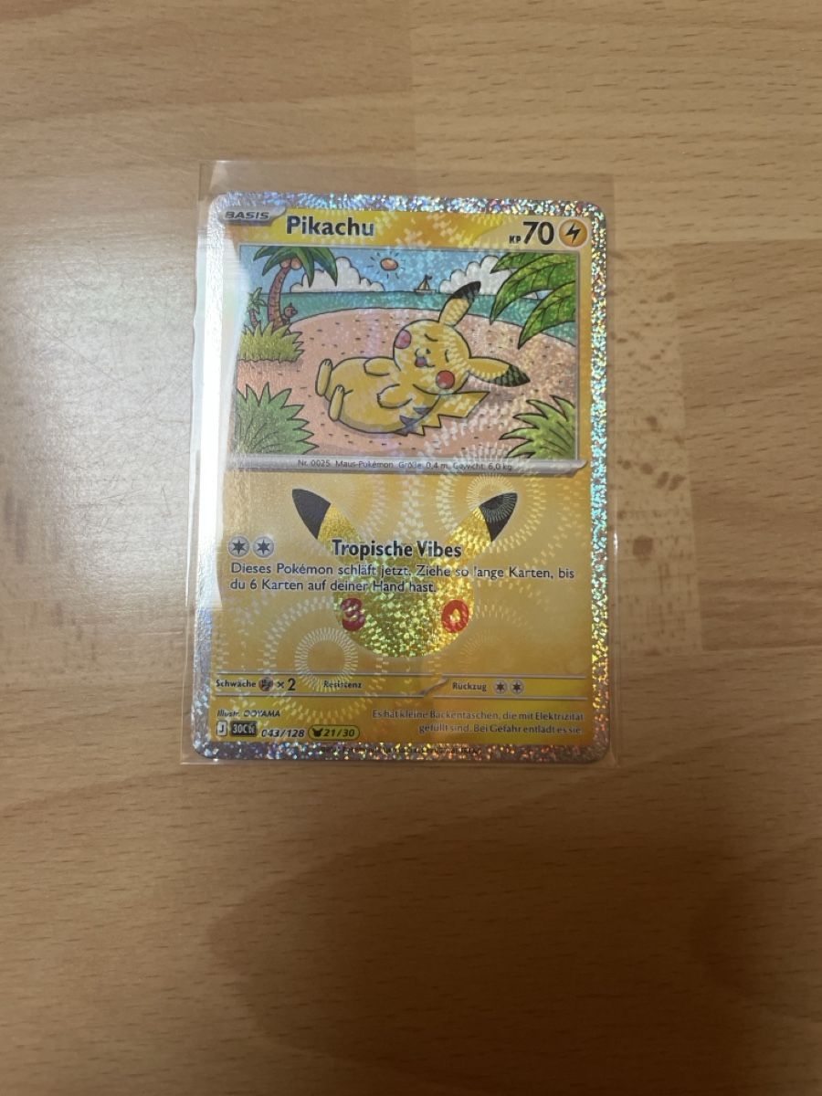 Pokémon Carte collezionabili: Pikachu 30th anniversary 21/30 – Usato da Bazenheid venduto da Toulouse12