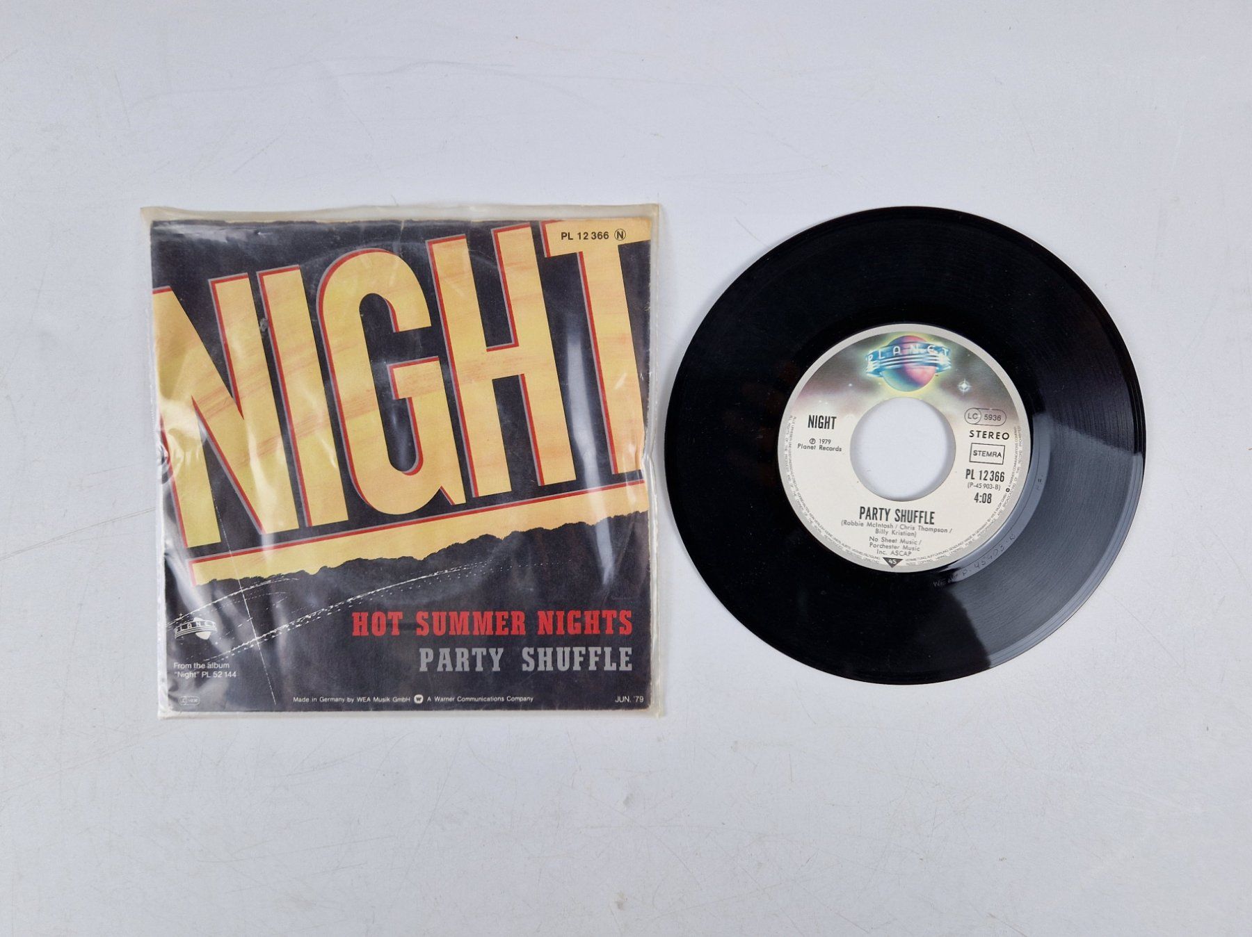 Dischi in vinile: Night (1 Single) – Usato da Muhen venduto da Restwert_Muhen 2