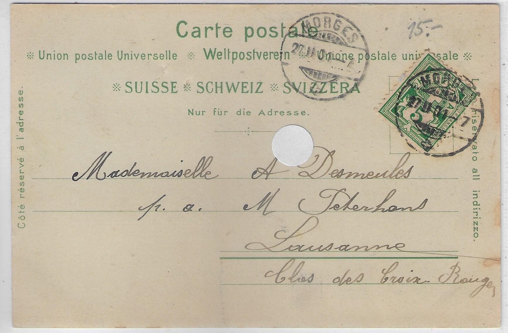 Cartoline postali: Souvenir de Morges - Arsenal - Boote – Usato da Ettingen venduto da Kartenplanet 1