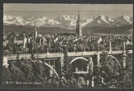 Carte P ( Berne et les Alpes )