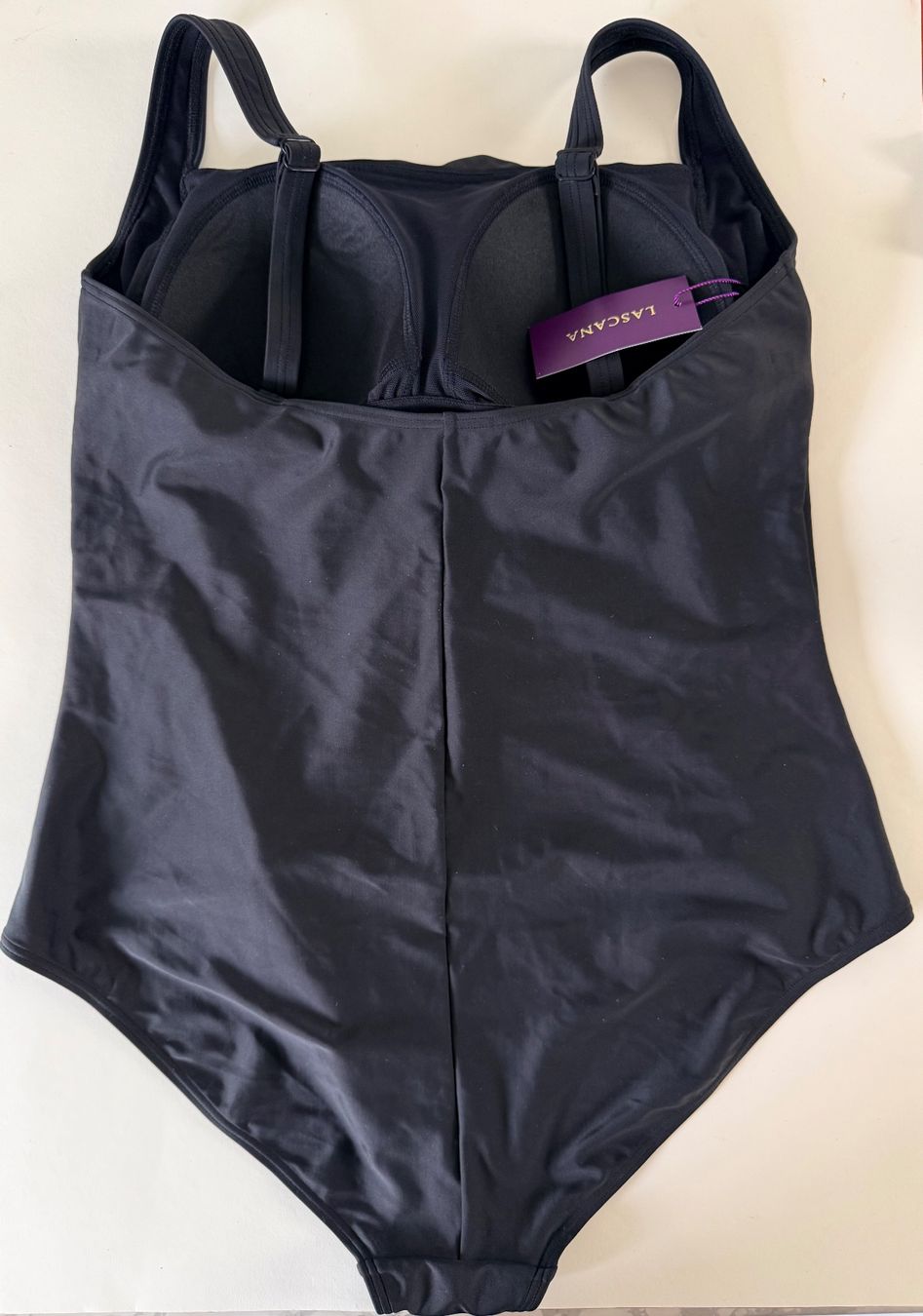 Lascana Costumi da bagno & Bikini: LASCANA, Badekleid, Grösse 48B, Farbe Schwarz – Nuovo e nell'imballaggio originale da Rudolfstetten venduto da gst_g7xl 5