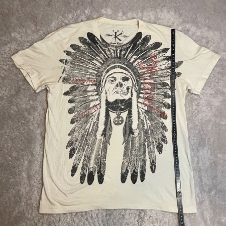 Kustom Kulture Y2K Skull Graphic T-Shirt Gr. M 100% Cotton