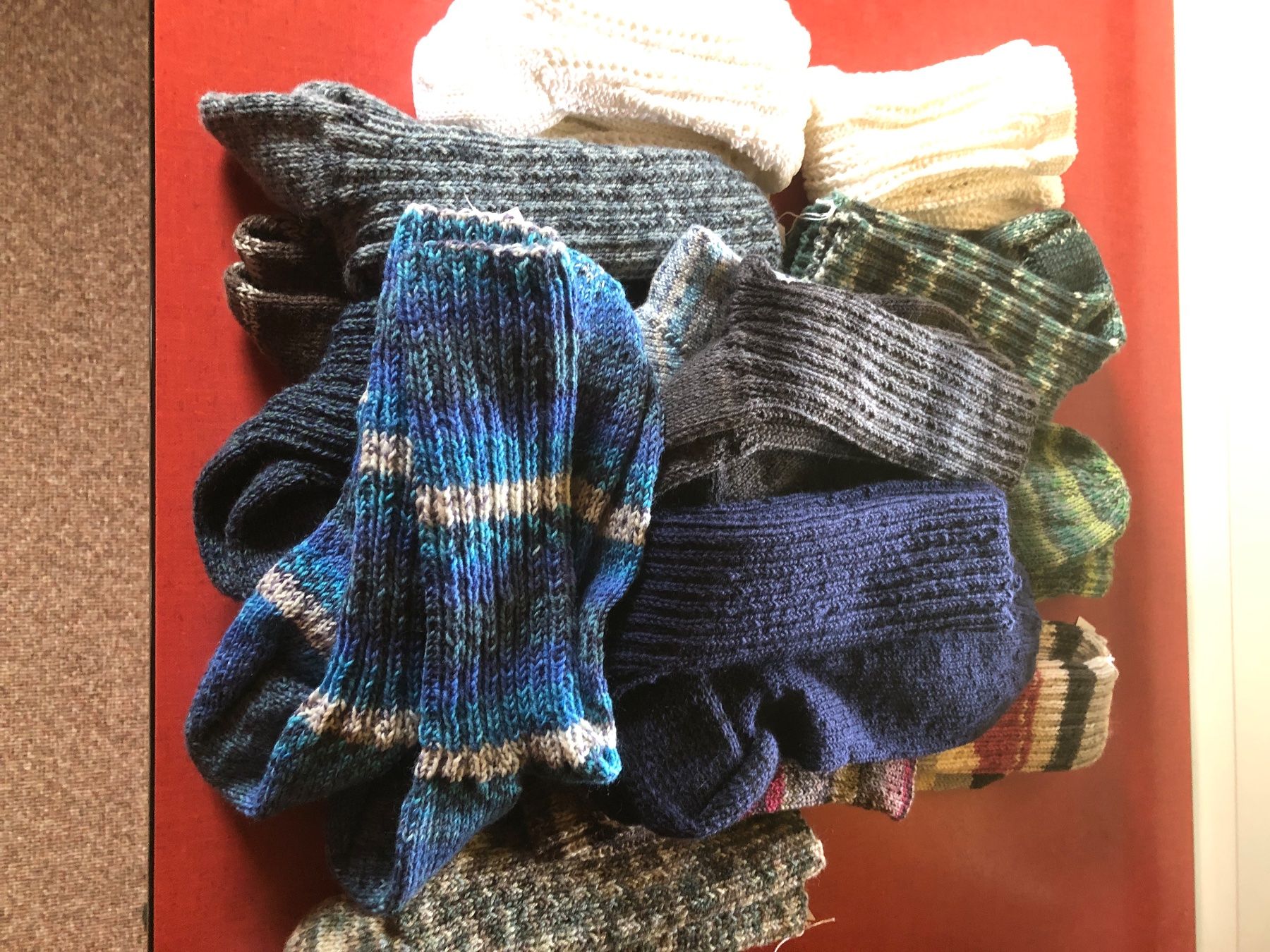 Socken: Grosse Menge neue Socken – Neu (gemäss Beschreibung) aus Gonten von Garn-Liesel