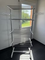 Turmwäschest. / Mobiler Wäscheständer klappbar mit 4 Ebenen