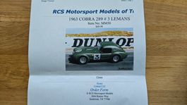 Marsh Models 1:43 - MM50/ AC Cobra 289 #3 Le Mans - Bausatz