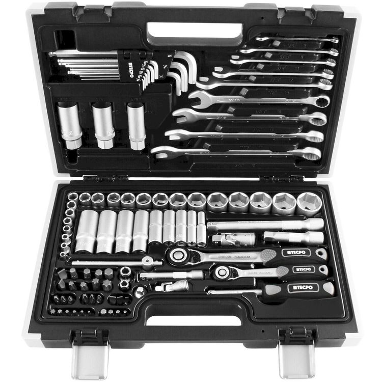 TOTAL - Set Da 142 Pezzi - Chiavi A Bussola, Esagonali E Pinze | Leroy - Foto 4