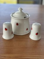 Schönwald Geschirr-Set, Salz & Pfeffer, Zucker-Dose🐞(9388)